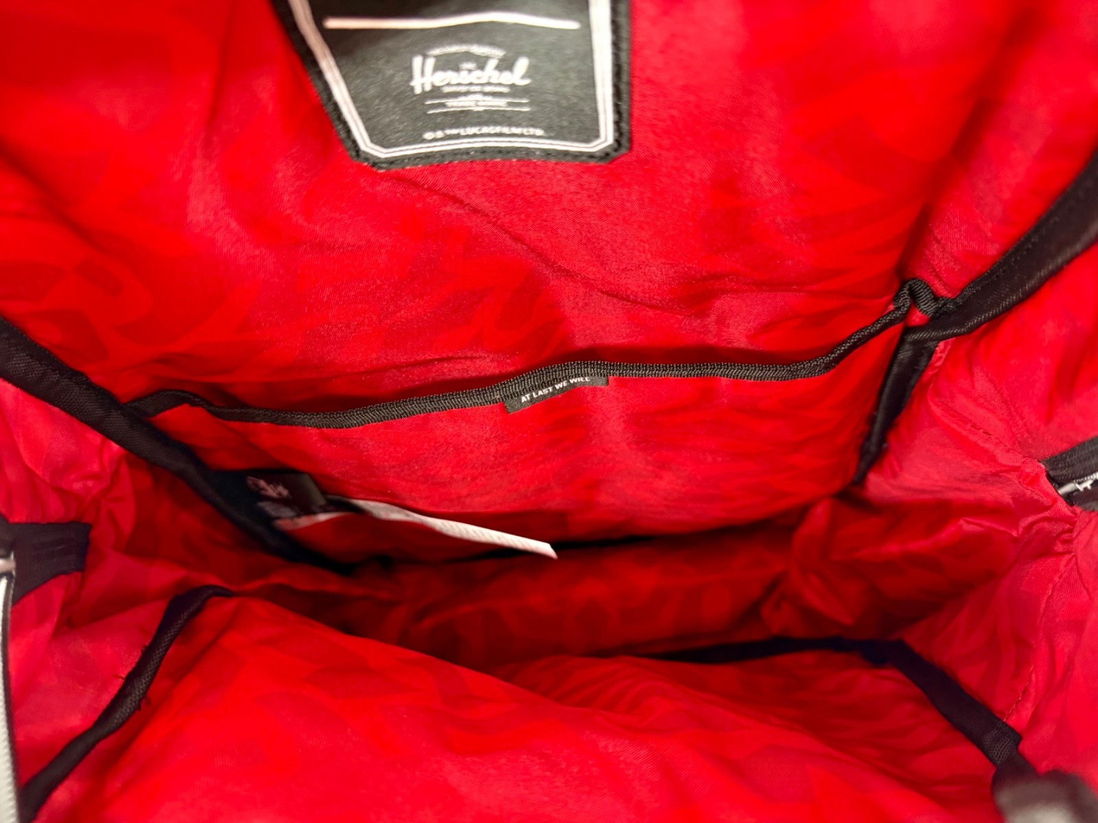 Star Wars Herschel Backpack Black Darth Maul Phantom Menace 25th Anniversary NWT