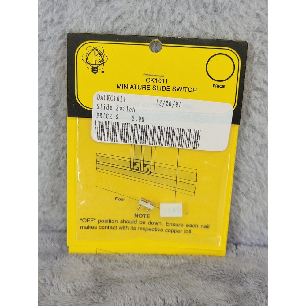 CK1011 Miniature Slide Switch for Circuits and Electronics