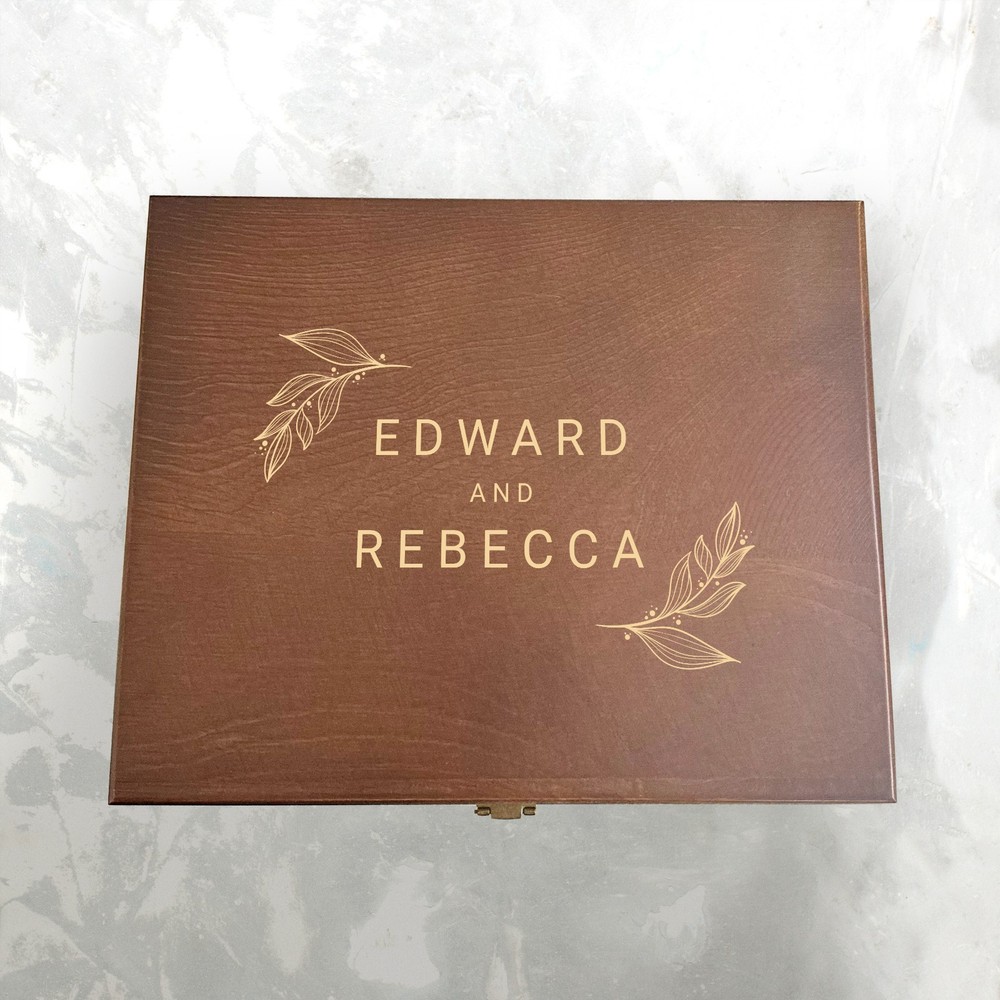 personalized box,customize Wedding Keepsake Box, custom engraved box, Memory box