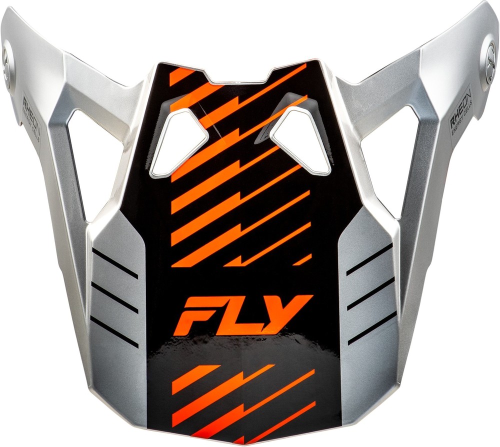 Fly Racing Formula CP Slice Helmet Visor/Peak Gray/Orange