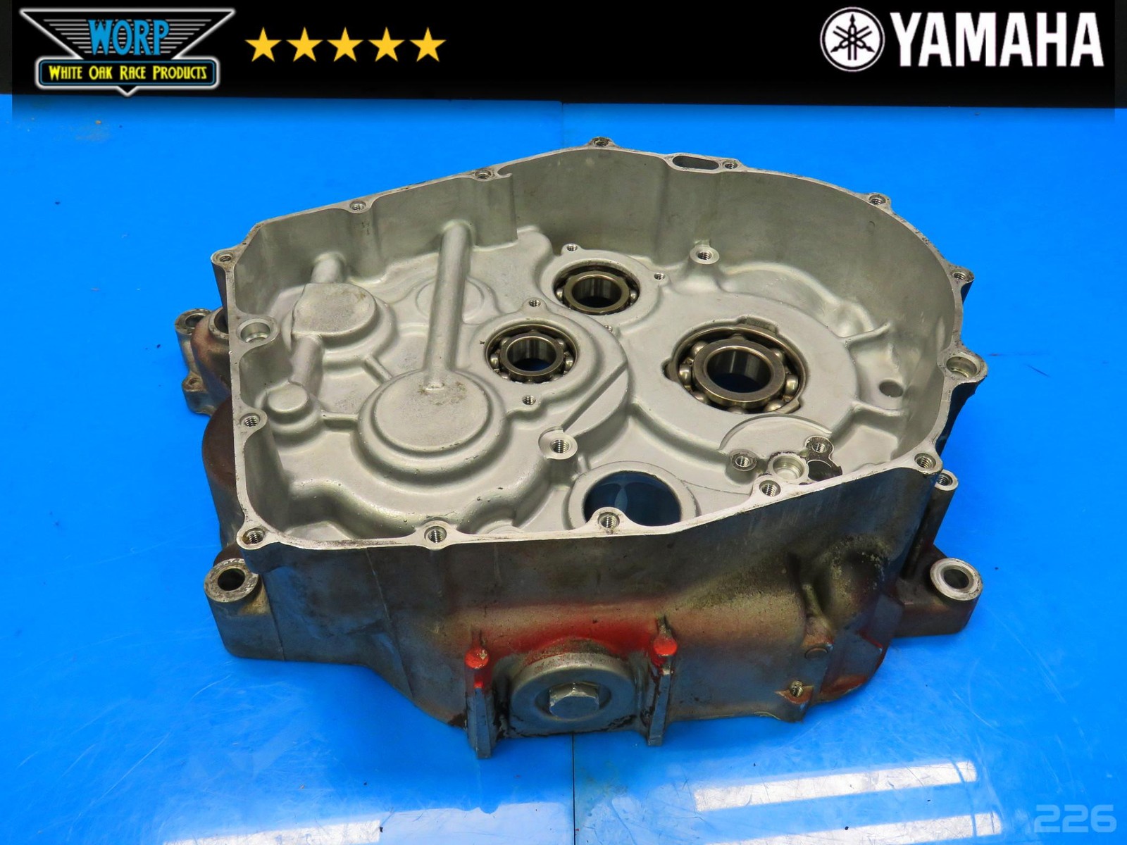 2006 YAMAHA RAPTOR 350 MATCHED LEFT RIGHT CRANK CASES CRANKCASE SET ~ OEM 04-13