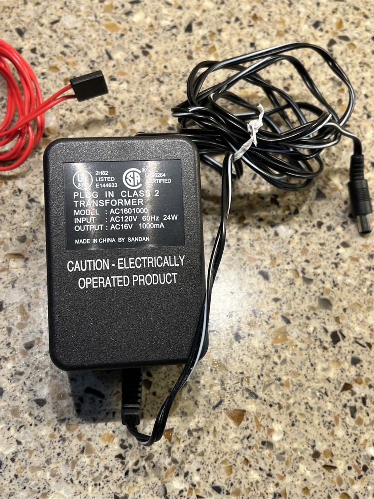 Bachmann Train Power Adapter #46605 Plug In Class 2 Transformer