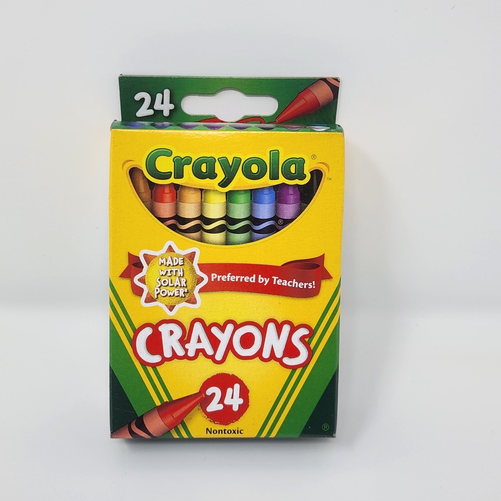 Crayola 24-Count Crayons, Non-Toxic Assorted Colors