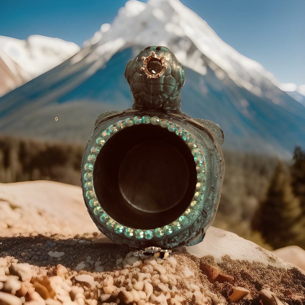 ￼ A turtle Queen ￼ Trinket holder￼