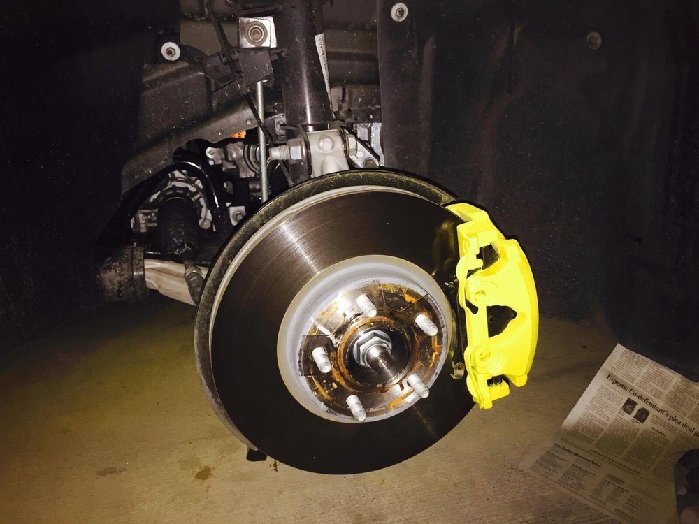 Ceramic Yellow Spray High Temp Coating Engine Caliper Brake Rotor Spring Paint