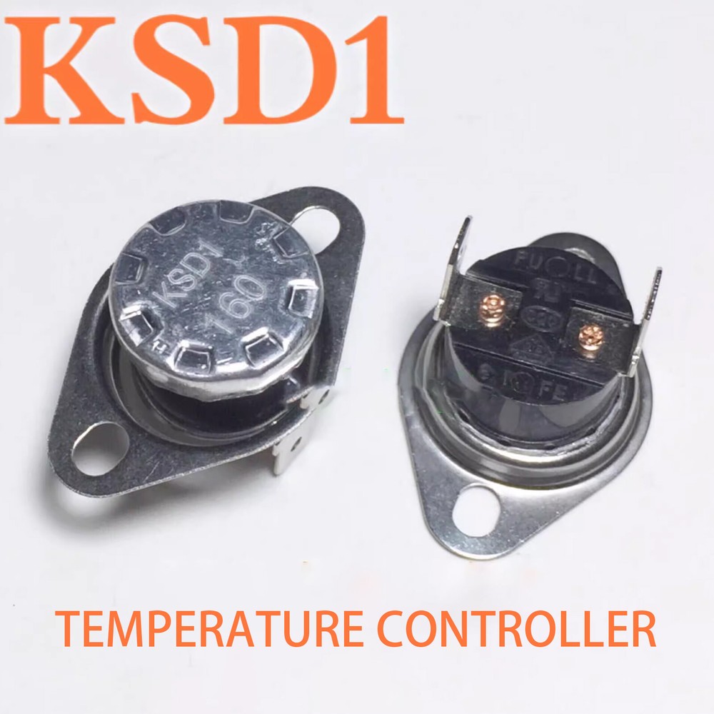 1PC KSD1 160/0 Replacement Temperature Control Thermal Cutoff Switch Thermostag2