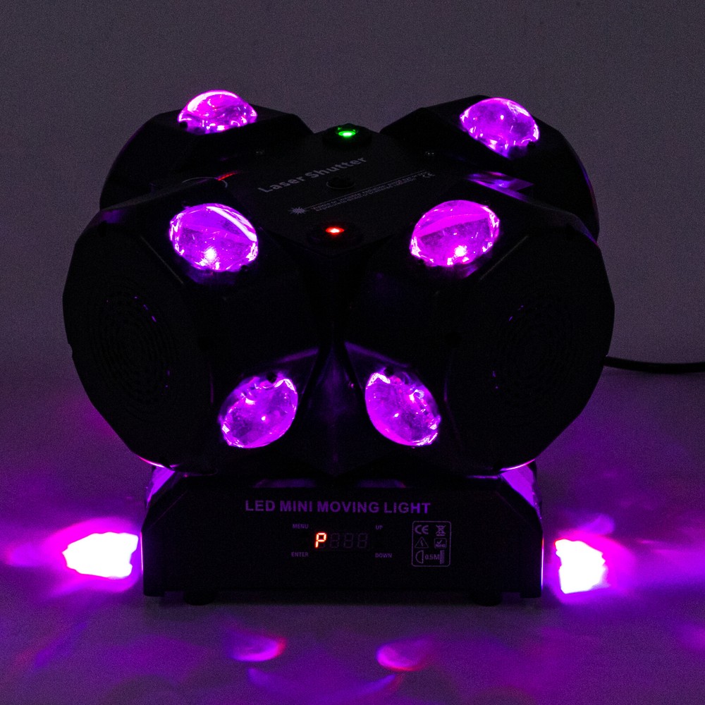DJ DMX 512 Light Rotating Strobe Light Stage Lighting Effects Party Lamp 200W