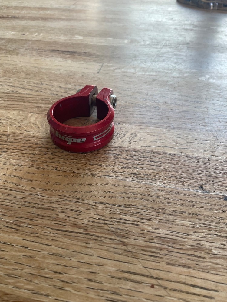 hope 34.9 seat clamp red