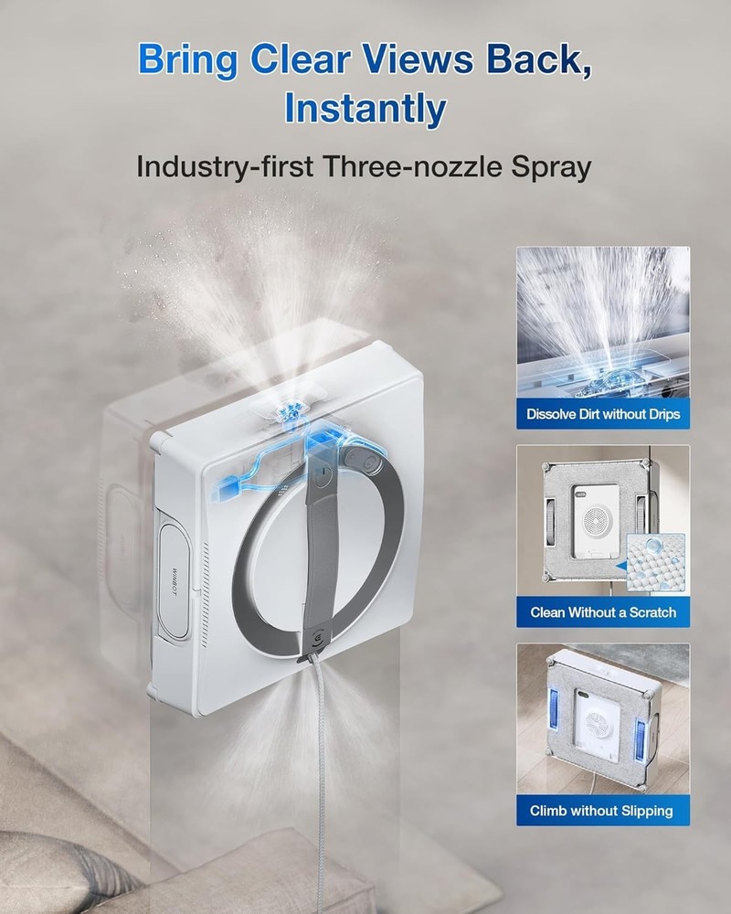 Ecovacs WINBOT W2 Pro Omni Window Cleaning Robot Multi-Functional Intelligent
