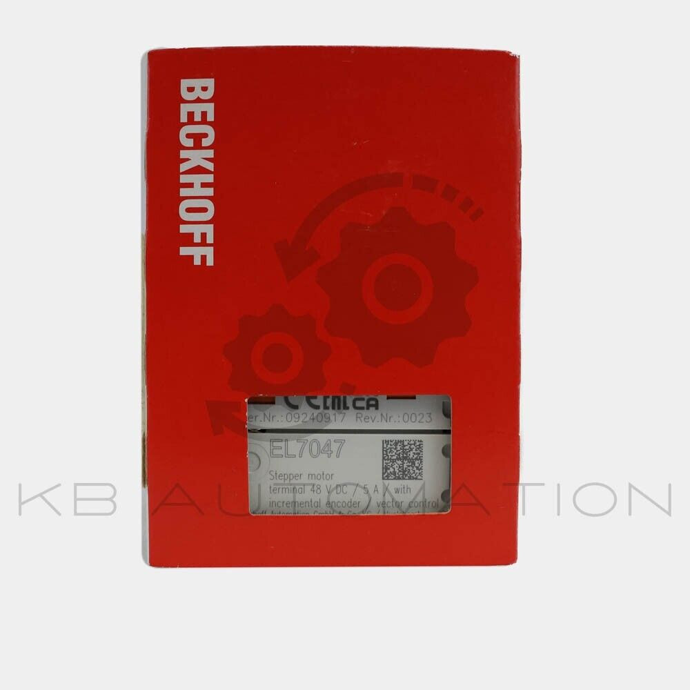 Beckhoff EL7047 EtherCAT Terminals, 1-channel motion interface, stepper motor