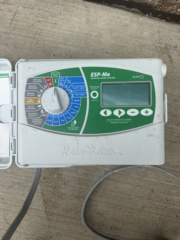 Rain Bird ESP-Me Digital Sprinkler Controller Rain Sensor Auto Run Outdoor