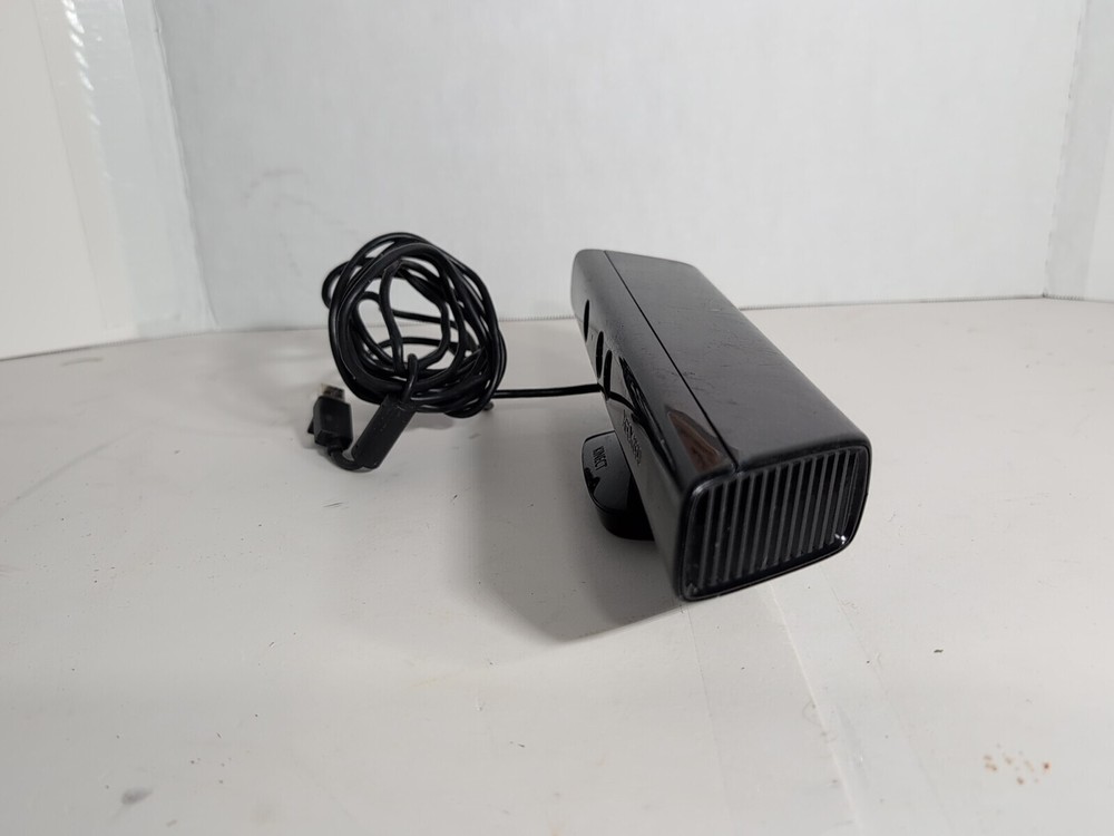Microsoft 1414 Xbox 360 Kinect Sensor Bar - Black COMPLETE With Power Supply