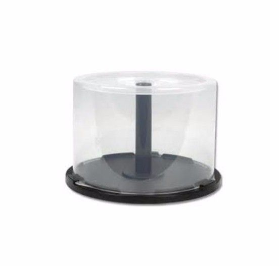 2 (Two) empty Cake Box Spindle 50 Disc CD DVD BLURAY Storage Case