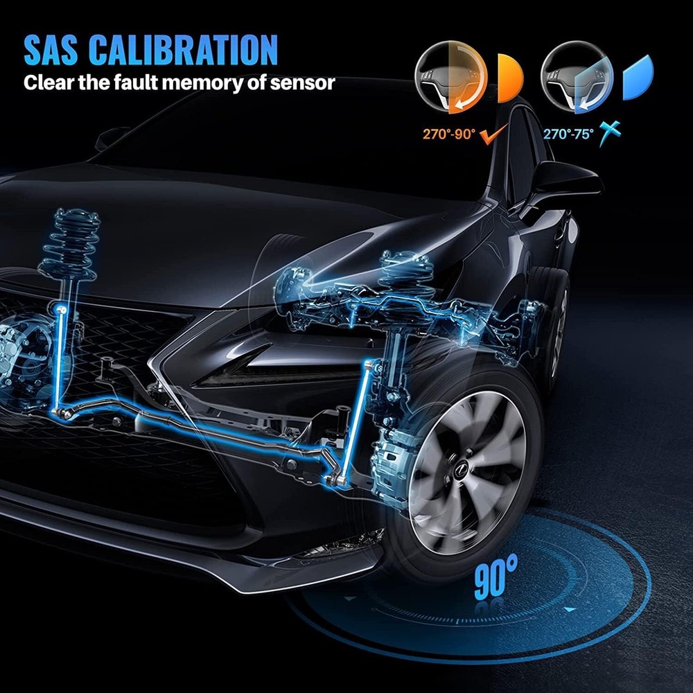 ANCEL AD610 Plus Code Reader OBD2 Scanner SRS ABS Bleed SAS SRS Diagnostic Tool