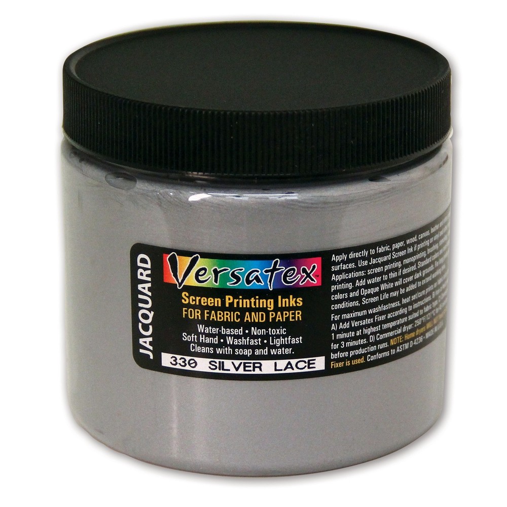 Jacquard Versatex Screen Ink-#330 Silver Lace