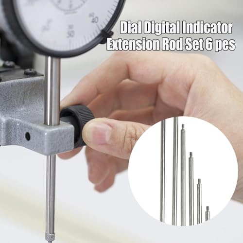 Stem Rod Dial Indicator Extension - 6 Pieces - Digital Indicator Extension