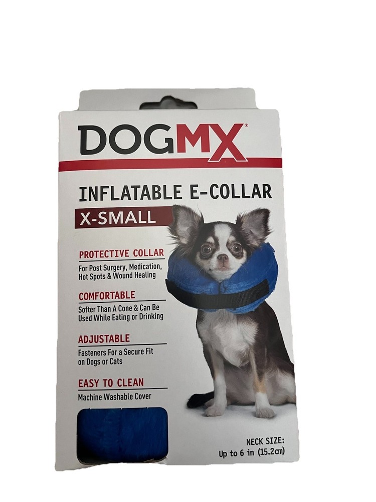 DOGMX INFLATABLE E-COLLAR X-SMALL PROTECTIVE COLLAR NEW