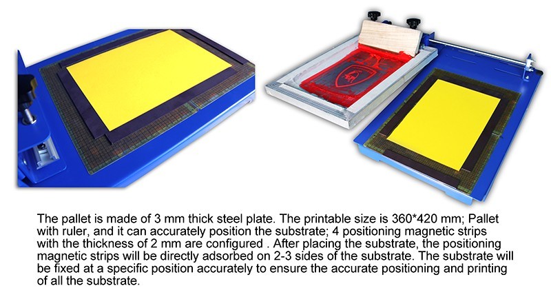 SPE-PY3040 Single Color Parallel Movement Screen Printing Machine 2 Directions