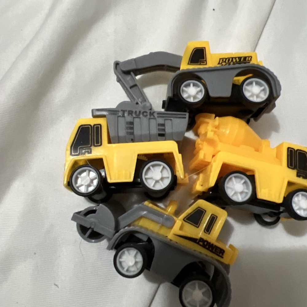 small toy construction lot