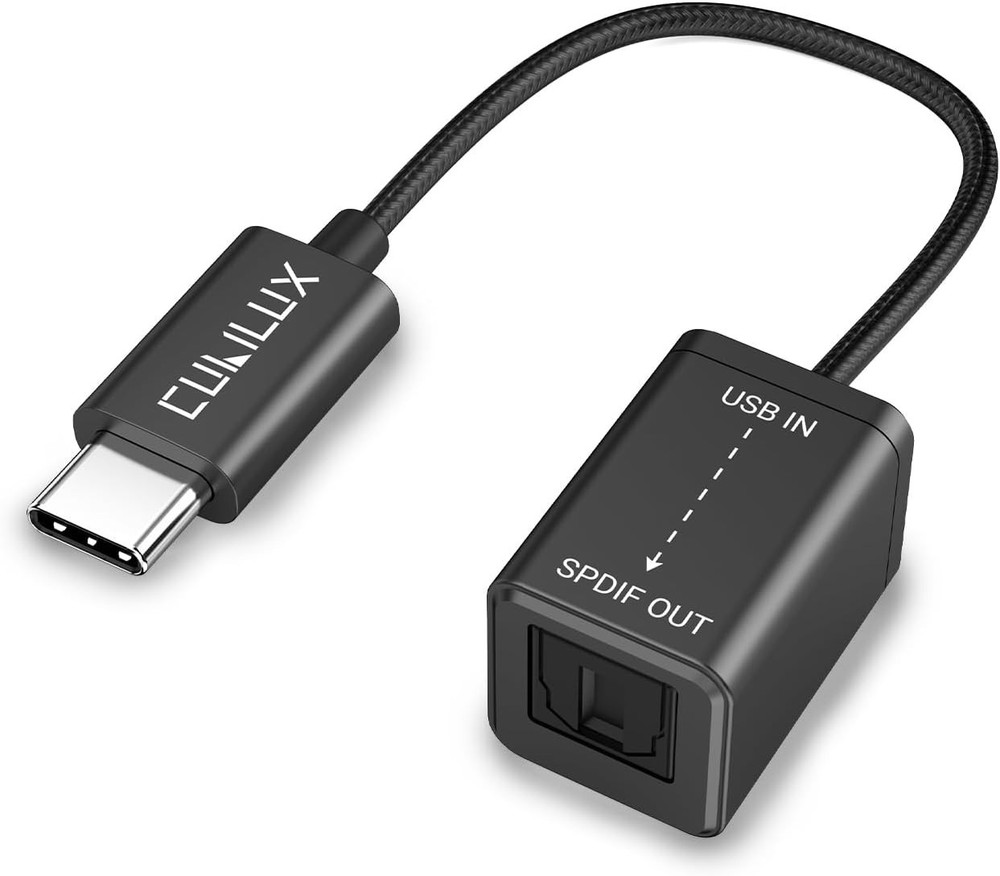 USB C to SPDIF Adapter for Enhanced Audio Experience with Amplifiers
