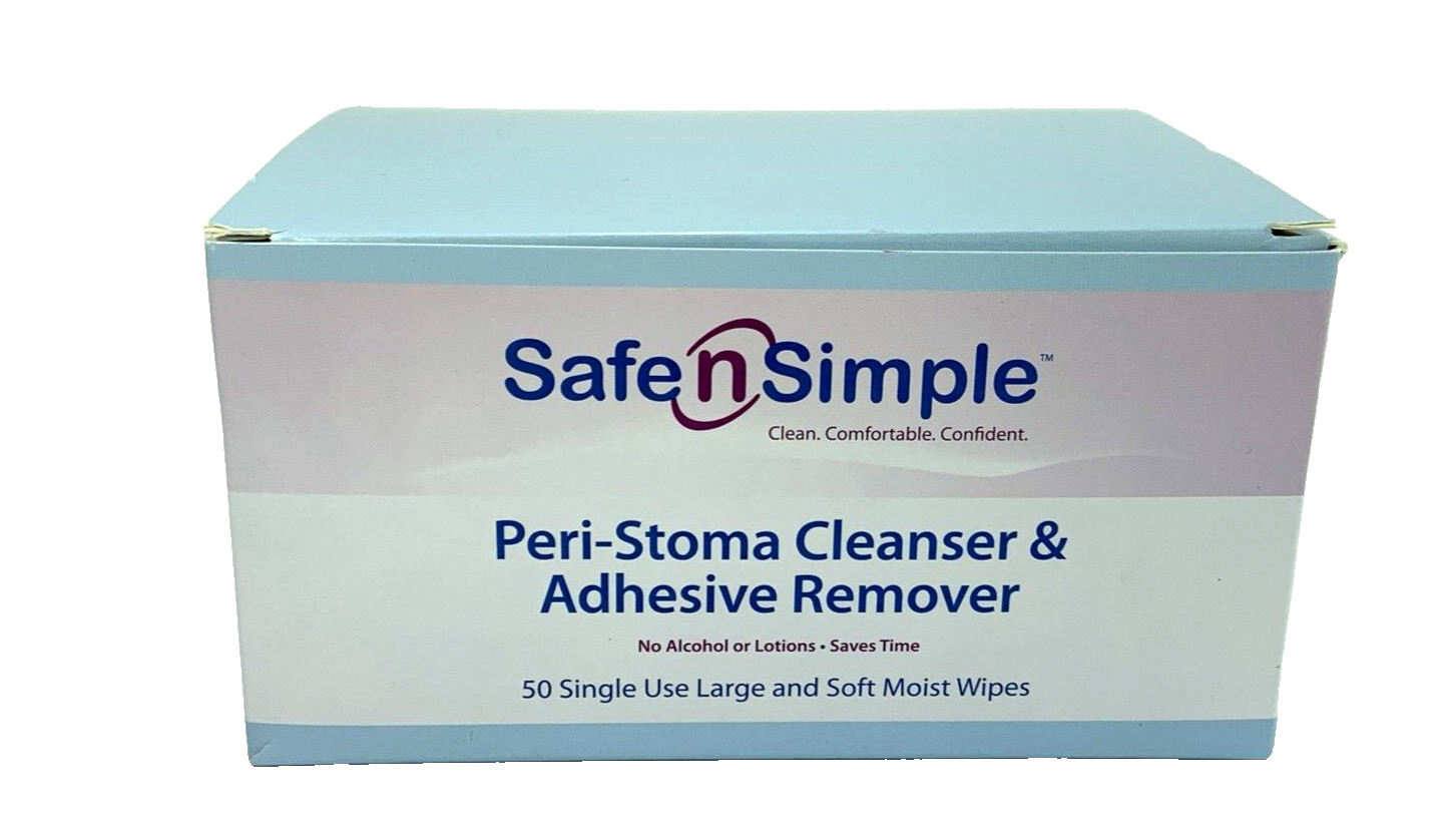 100 Safe n' Simple SNS00550 Peri-Stoma Cleanser & Adhesive Remover Exp 2026-2027