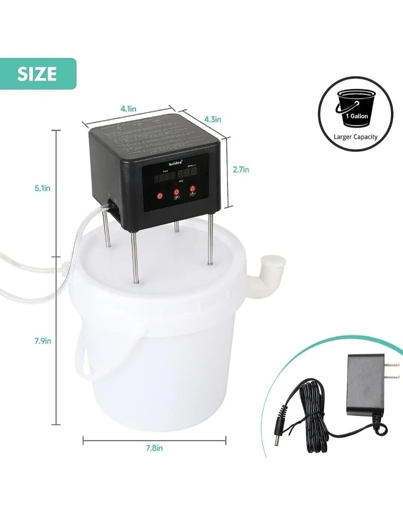 Waterproof Automatic Dosing / Feeding System with Multiple Timers for Pond