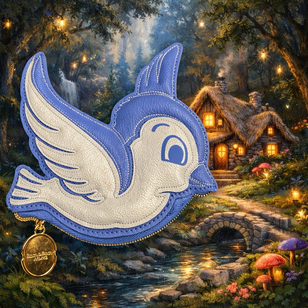 Bath & Body Works 2026 Disney Princess Snow White Blue Bird Coin Purse NWT 🐦