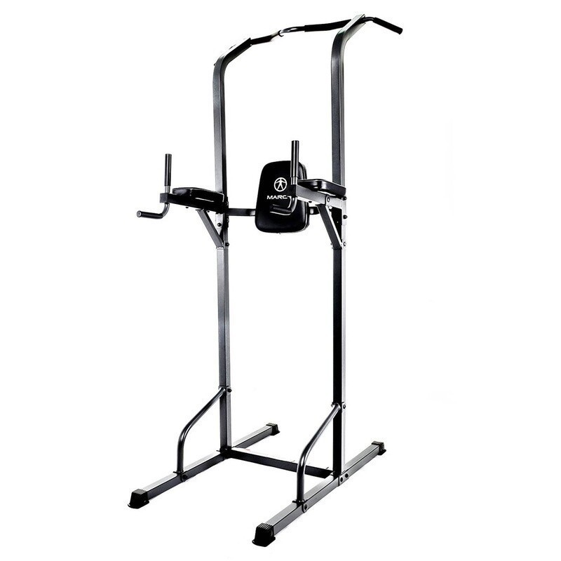 Power Tower Upper Body Core Back Workout Vertical Knee Raise Dip Pull Up New