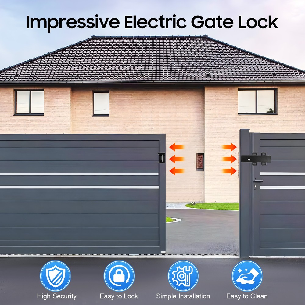 24VDC Automatic Electric Gate Lock for Swing Gate Opener Gate Operator Automatic