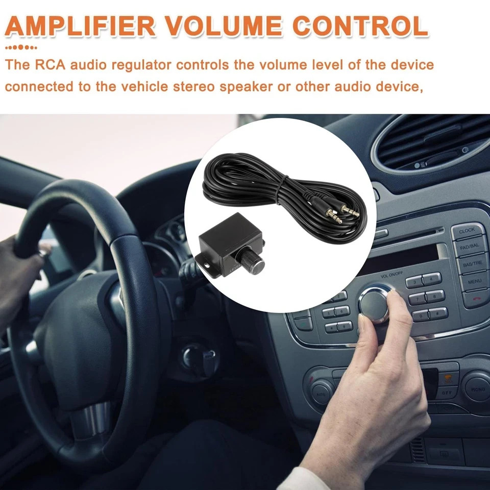 Universal Car Amplifier Level Controller Car Audio Control Knob Sub Amp Volum...