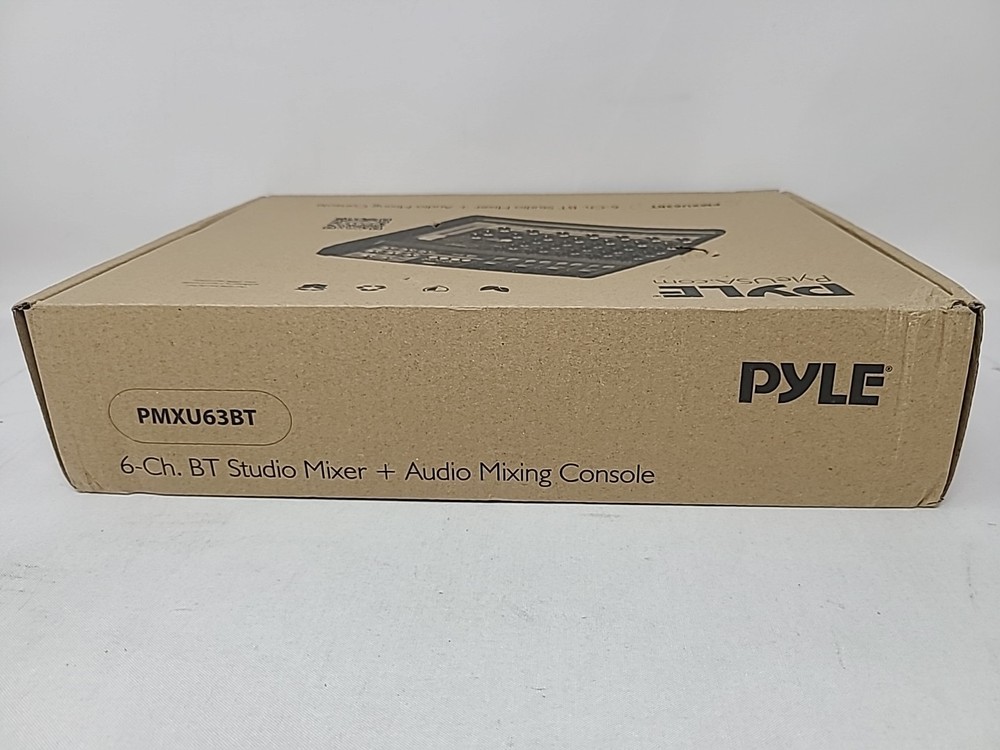 Pyle Professional Audio Mixer Sound Board Console - Desk System Interface NEW