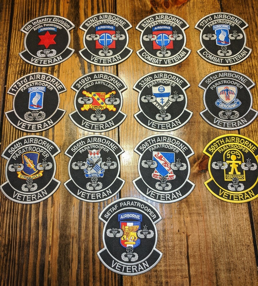 Veterans unit patch !! Very high quality patches