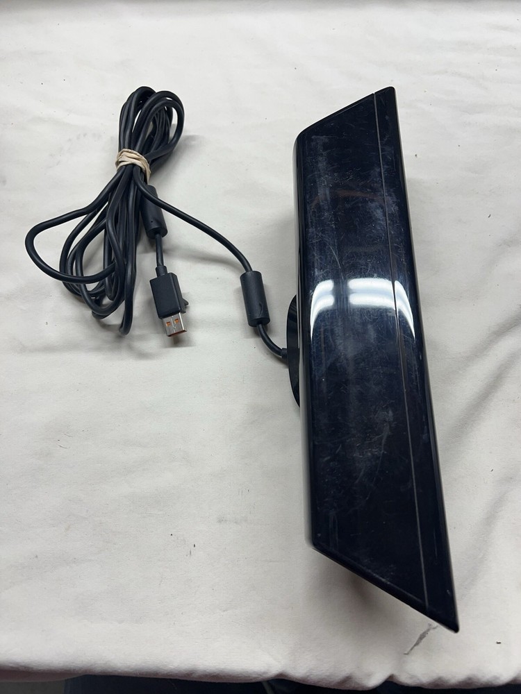 Official Microsoft Xbox 360 Black Kinect Sensor Bar Model 1414 Good Working Cond