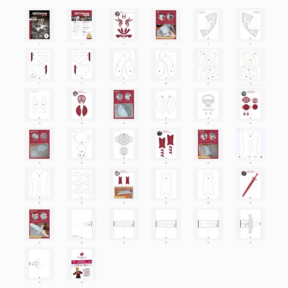 COSPLAY PATTERNS - SKYRIM DRAGONBORN