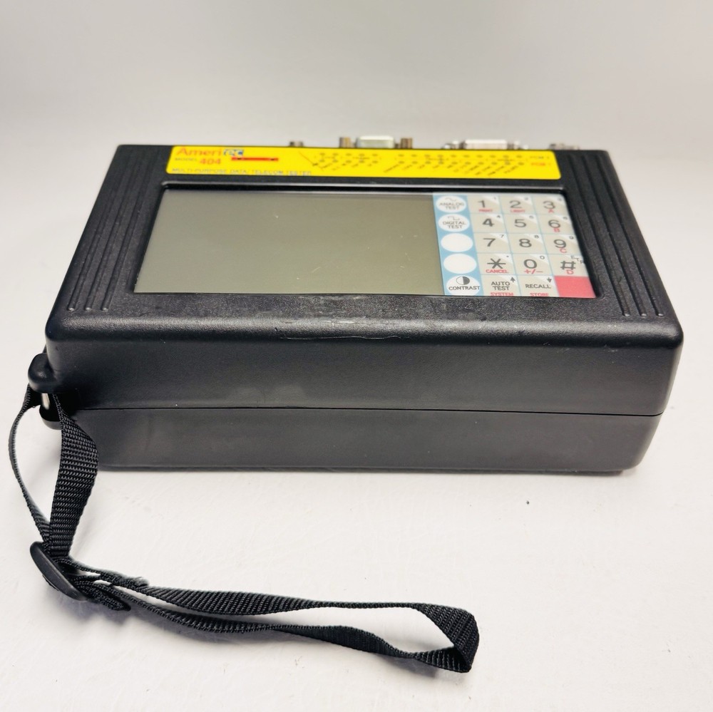 Ameritec 404 Multi-Purpose Data Telecom Tester w/ Ac Adapter + Stylus