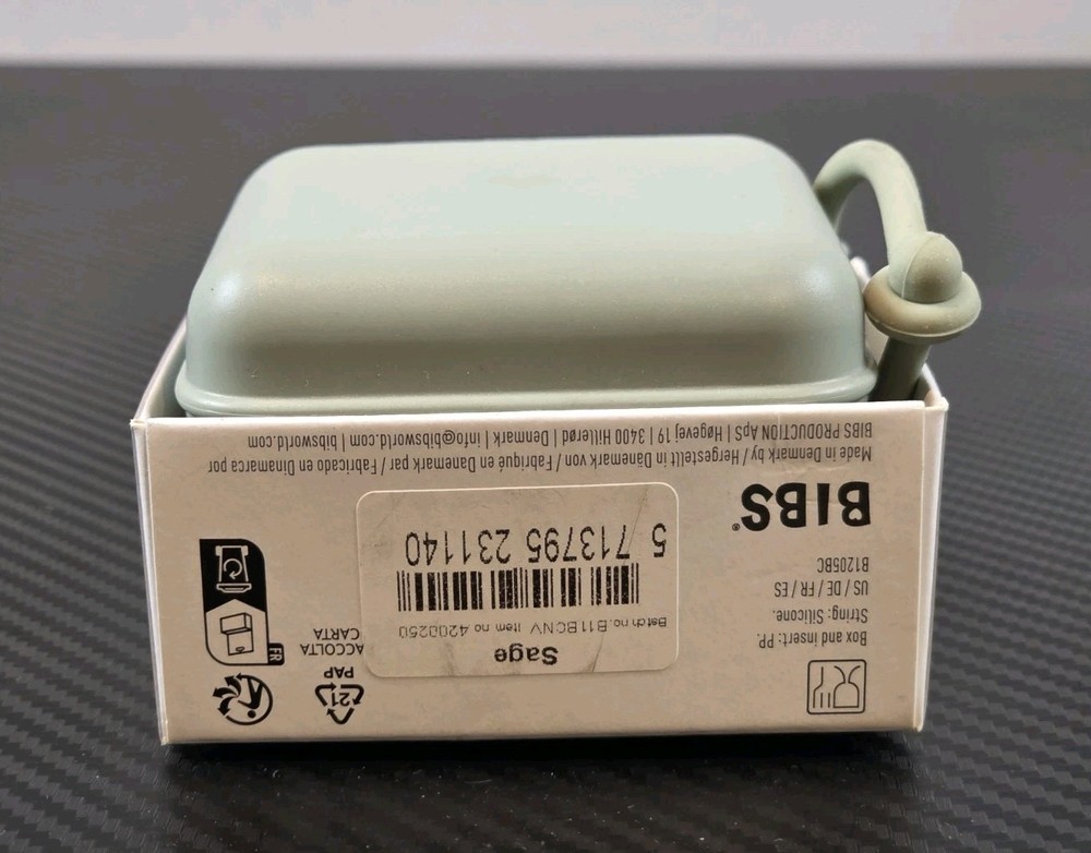 Bibs Pacifier Box - Sage