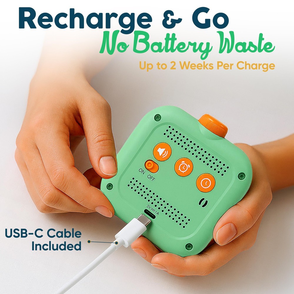 Digital Visual Timer for Kids - Rechargeable 99 Min Timer - Focus Smoother R...