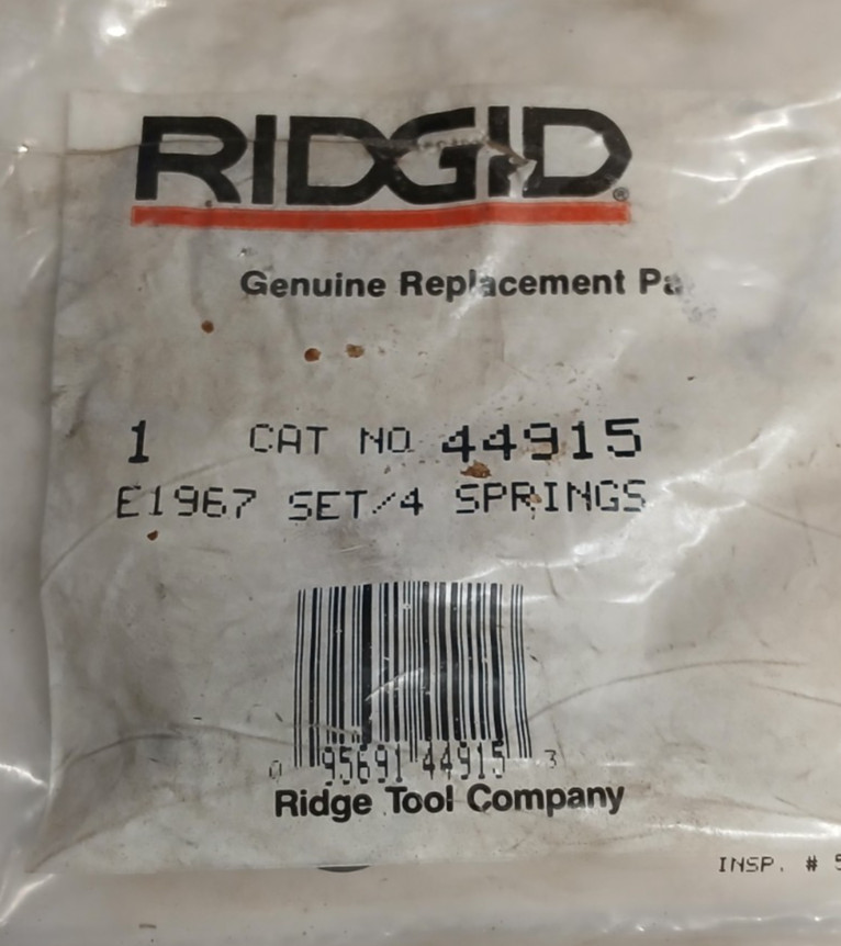 Ridgid 44915 E1967 Spring 4-Pack