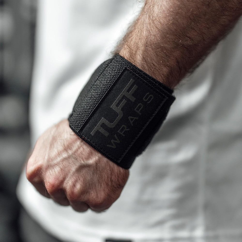 Durable 16" Weightlifting Wrist Wraps with Adjustable Belt Loop System