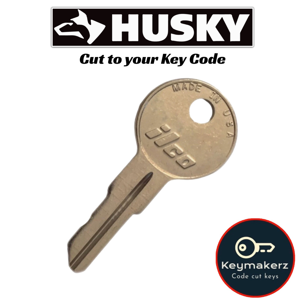 Husky Toolbox Keys Replacement Spare Key Cut to Your Code B01-B05