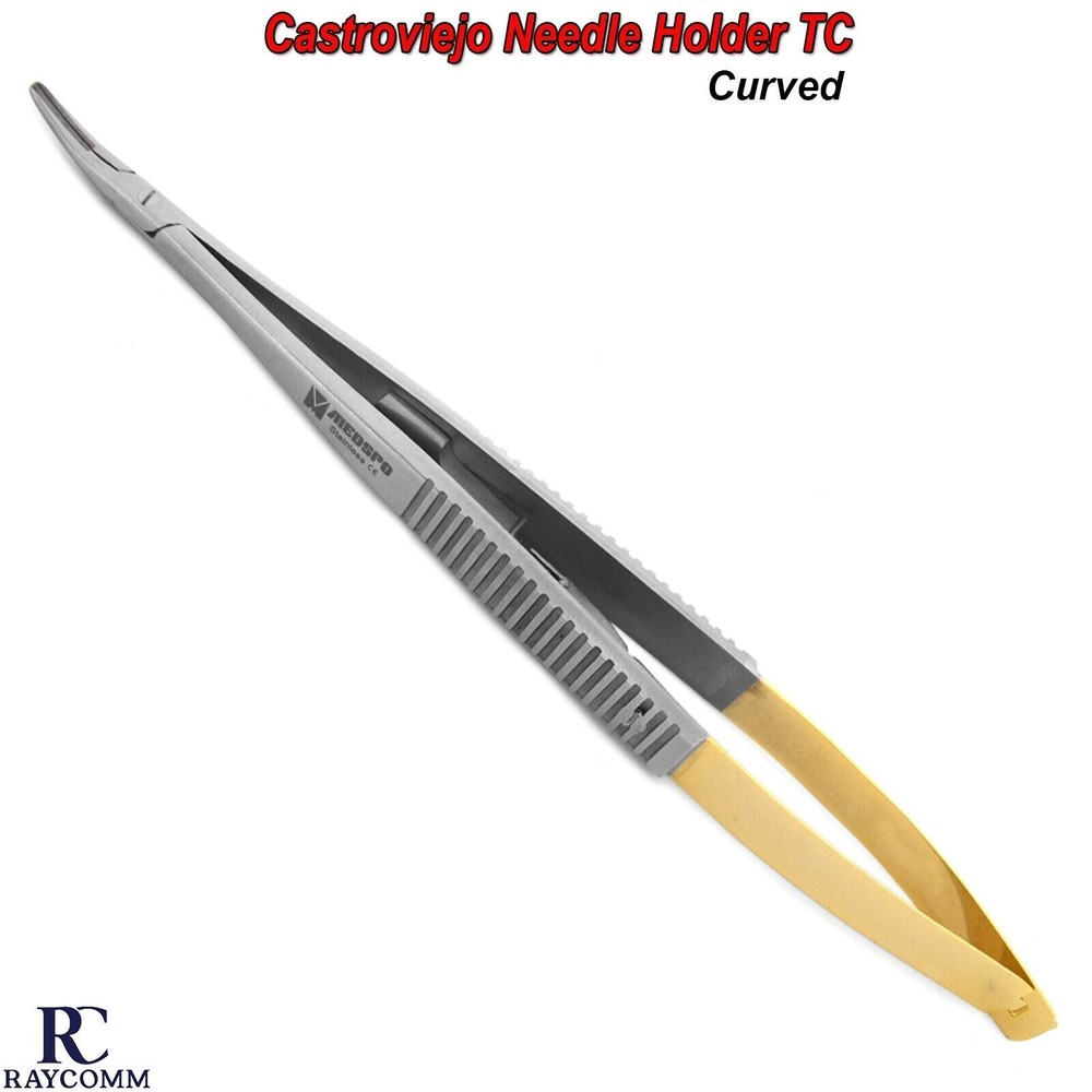 Castroviejo Needle Holder TC Forceps Microsurgical Suture Suturing Instruments