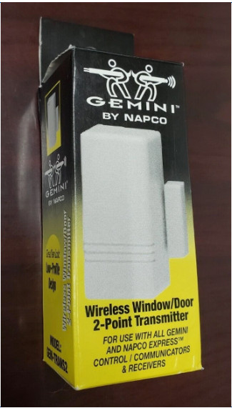 Gemini by Napco GEM-TRANS2 Wireless Window/Door 2-Point Transmitter