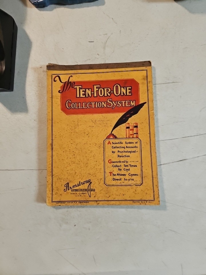 Vintage 1946 Armstrong Ten For One Collection System Book