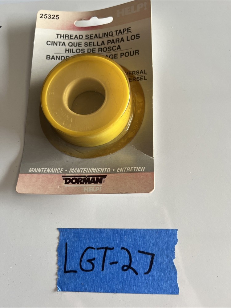 Dorman HELP! Universal Thread Sealing Tape, 1/2” x 600”