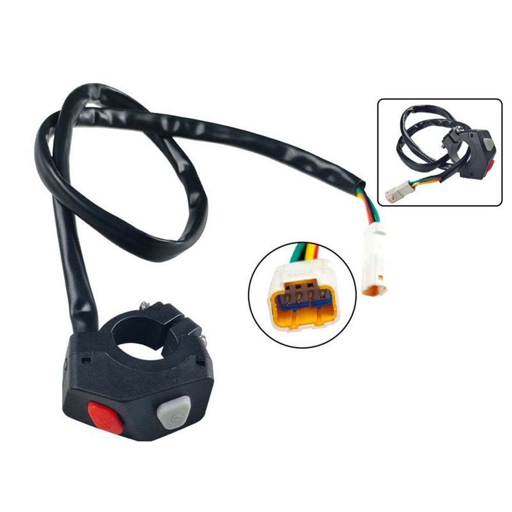 Robust Construction Motorcycle Handlebar Switch with Fog Light Control