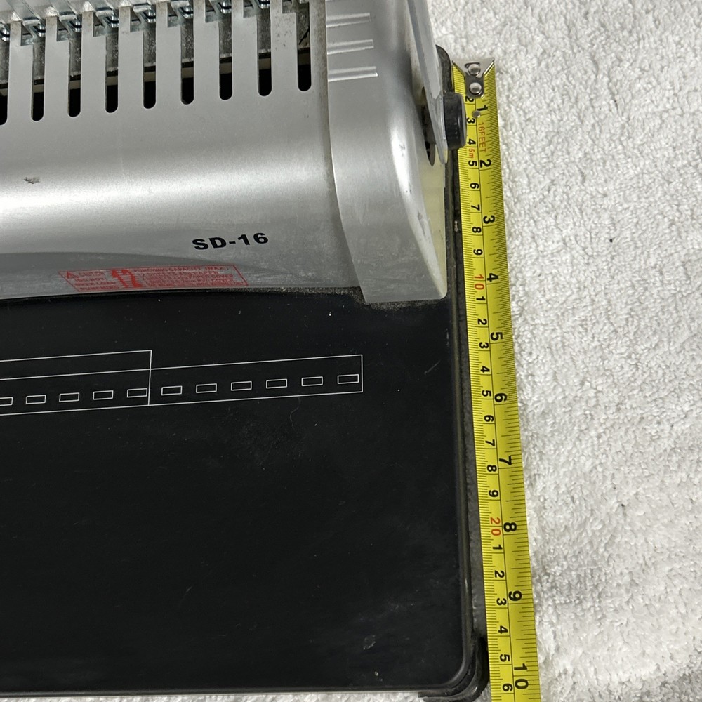 Rayson SD16 Comb Binding Machine - A4 Max Binding Length 12 Sheets Punching EXC