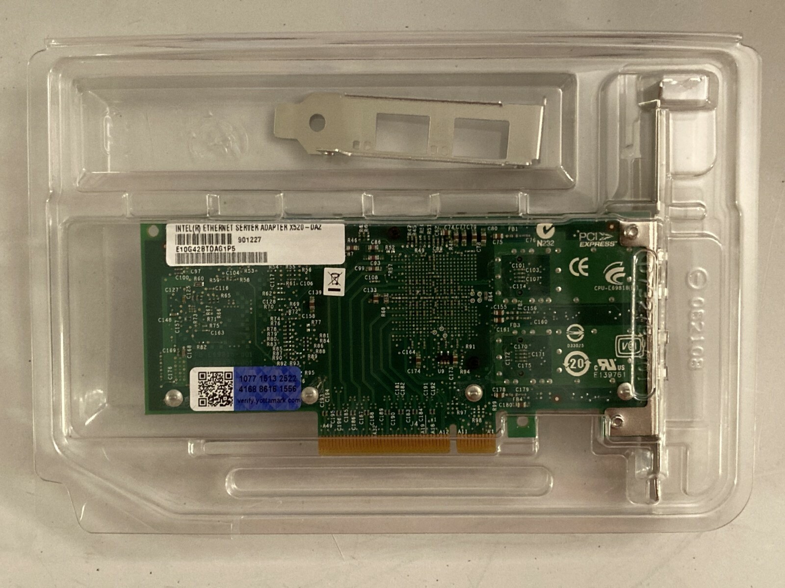 GENUINE INTEL X520-DA2 E10G42BTDA 10Gb Dual Port Ethernet Server Adapter