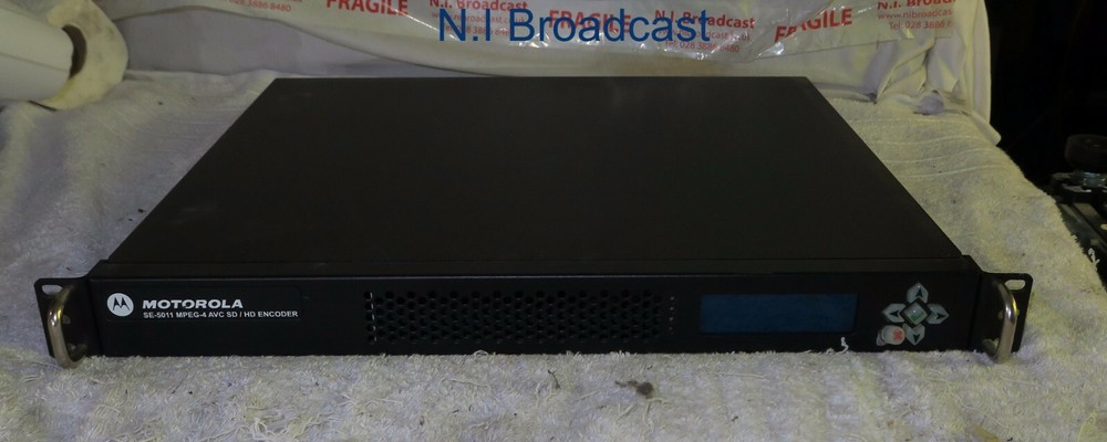 Motorola se-5011 h.264 mpeg 4 HDSDI ip encoder (multiple available)