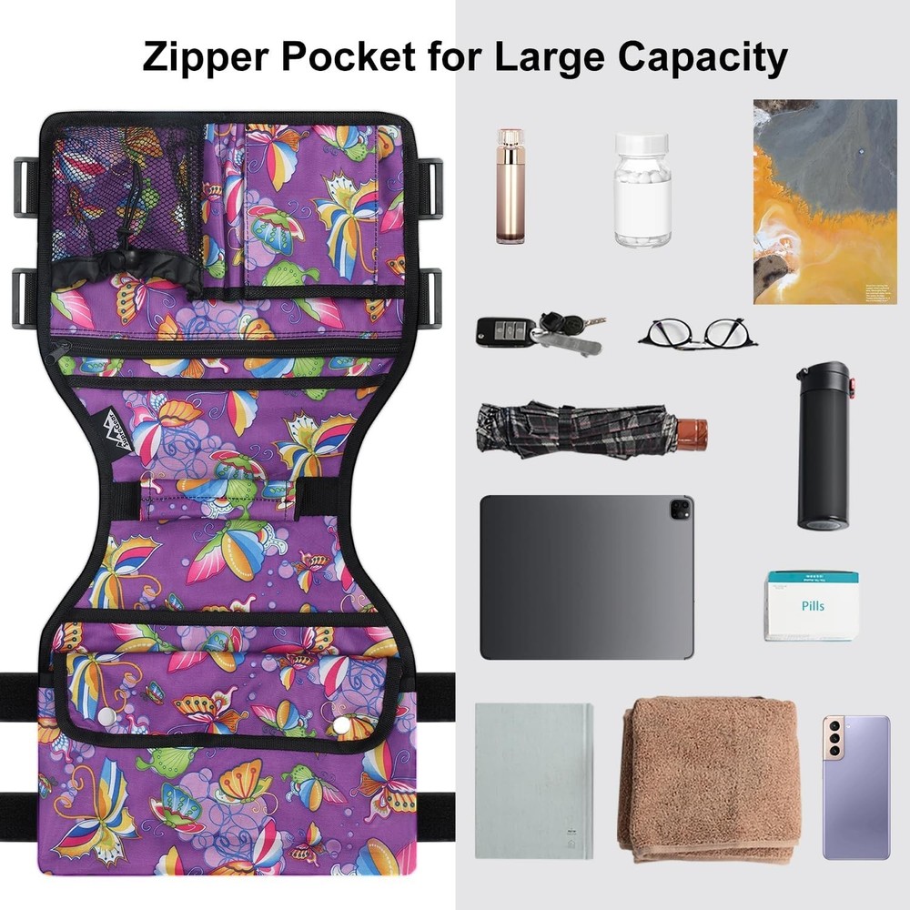 Adjustable Walker Side Organizer with Cup Holder - Perfect for Daily Essentials