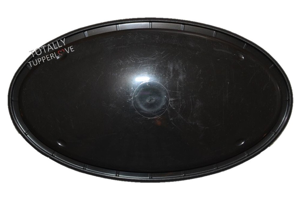 1 Tupperware FIFO Seal Medium Oval Replacement Lid Base Piece Black 3976 ❤